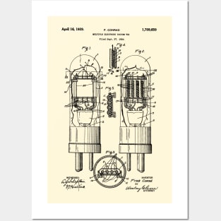 Vacuum Tube Patent 1924 Posters and Art